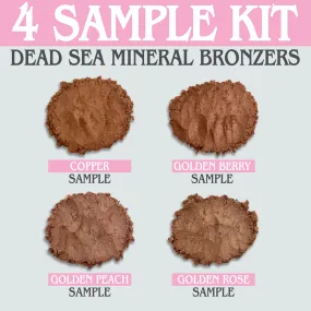 4 SAMPLE KIT DEAD SEA MINERAL BRONZERS