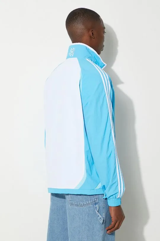 adidas Originals jacket adidas x NTS Radio Track Top men's blue color JI5143