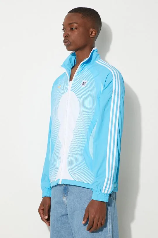 adidas Originals jacket adidas x NTS Radio Track Top men's blue color JI5143