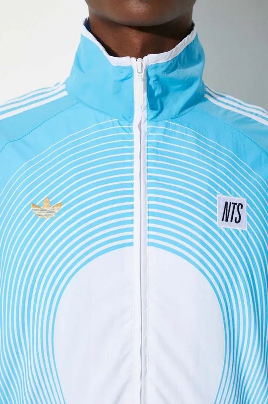 adidas Originals jacket adidas x NTS Radio Track Top men's blue color JI5143