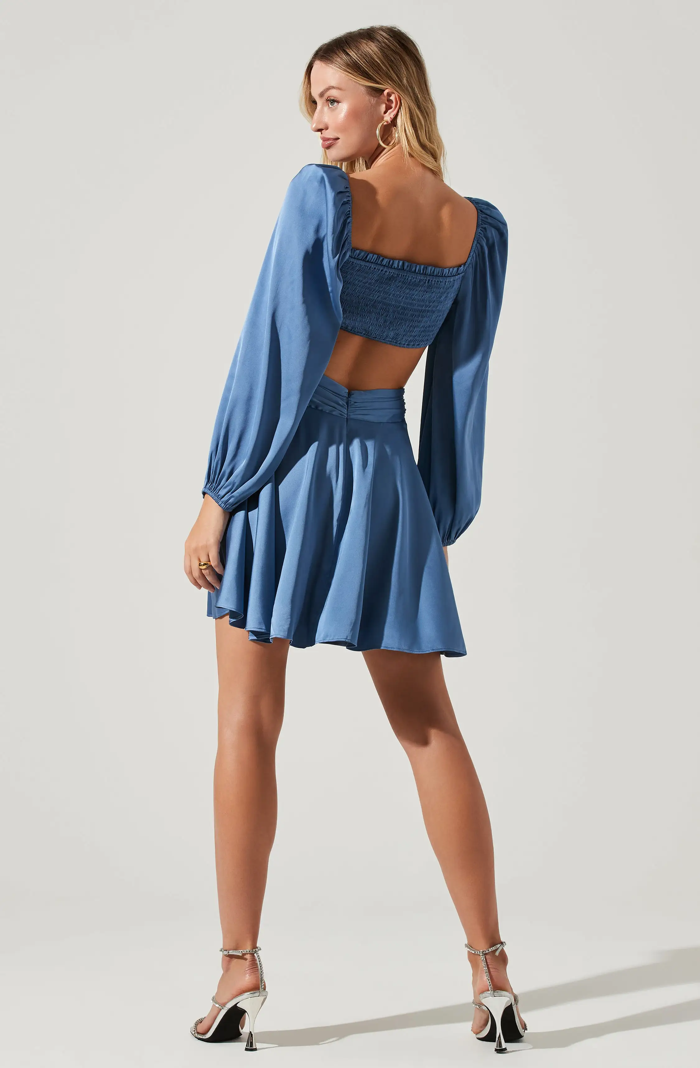 Anamaria Cutout Long Sleeve Mini Dress