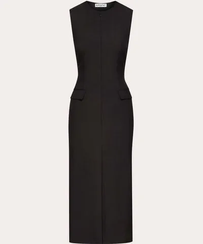 Argent Women's Wool-Twill Midi Dress