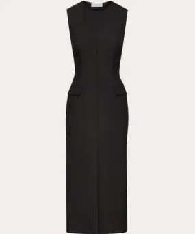 Argent Women's Wool-Twill Midi Dress