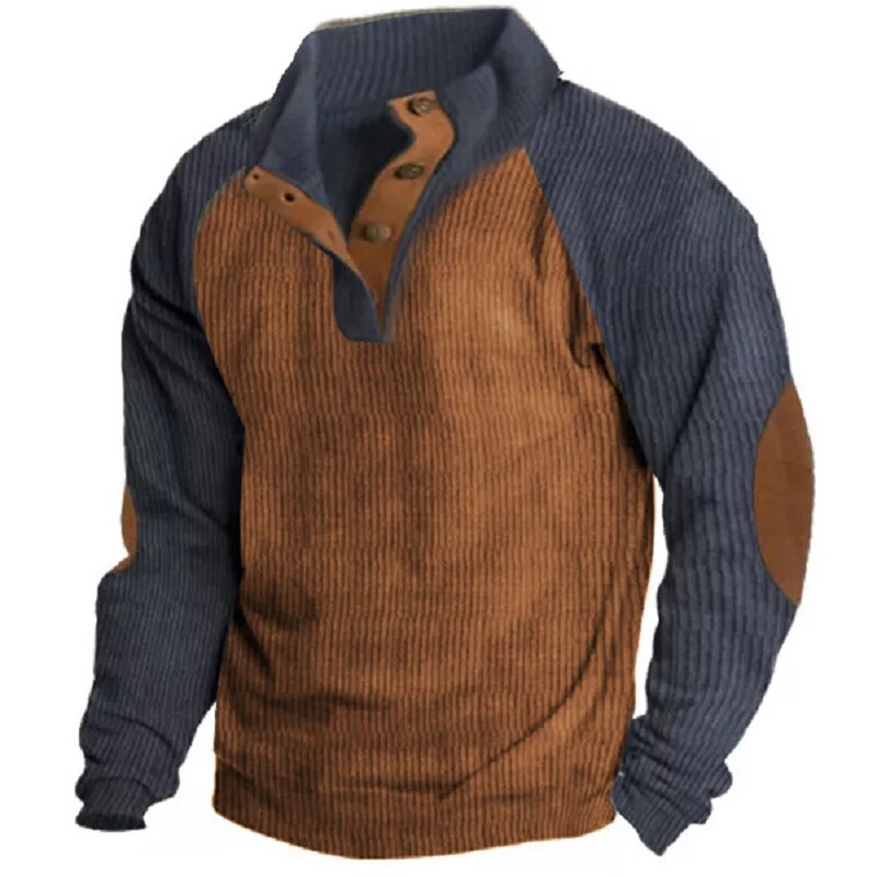 Ashore Shop Mens Pullover New Autumn Winter Collar Vintage