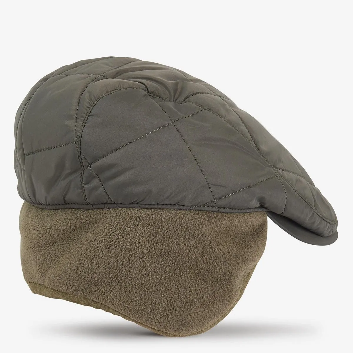 Barbour Men's Burford Flat Cap in Olive