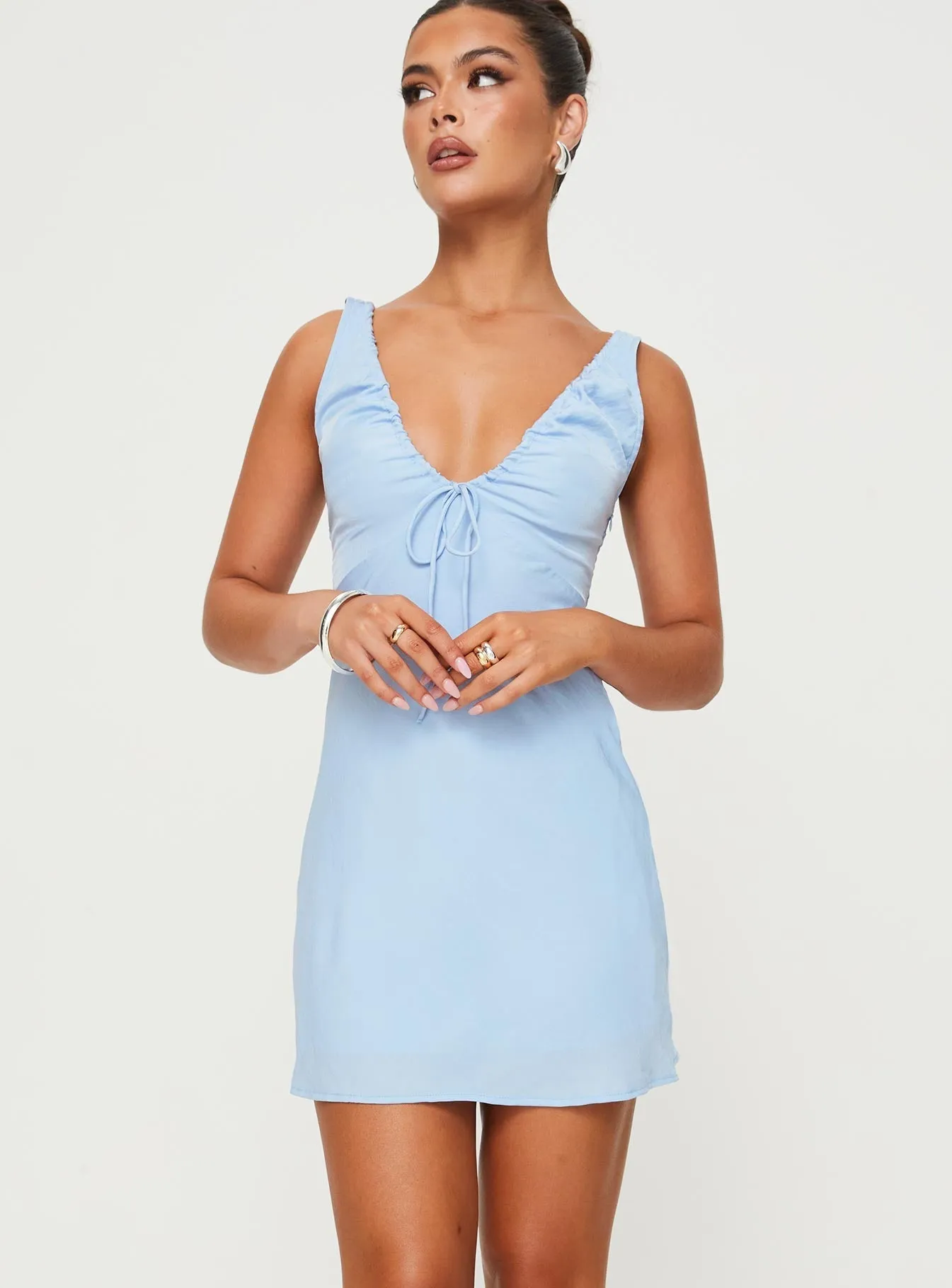 Bareena Mini Dress Blue