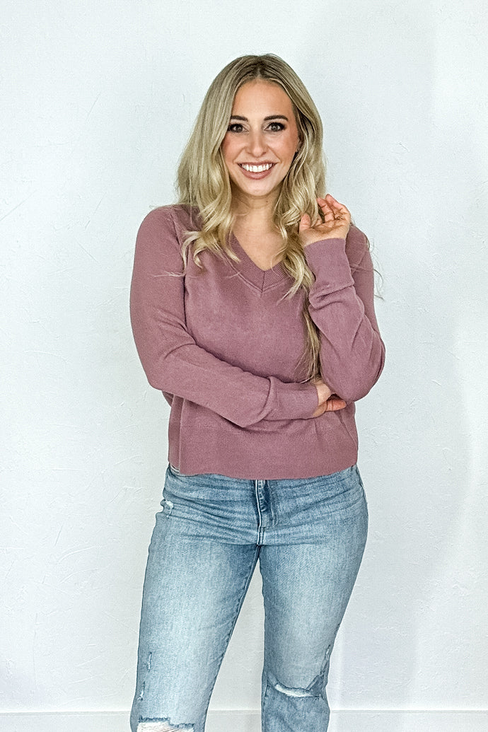 Be Cool V Neck Sweater - 3 Colors