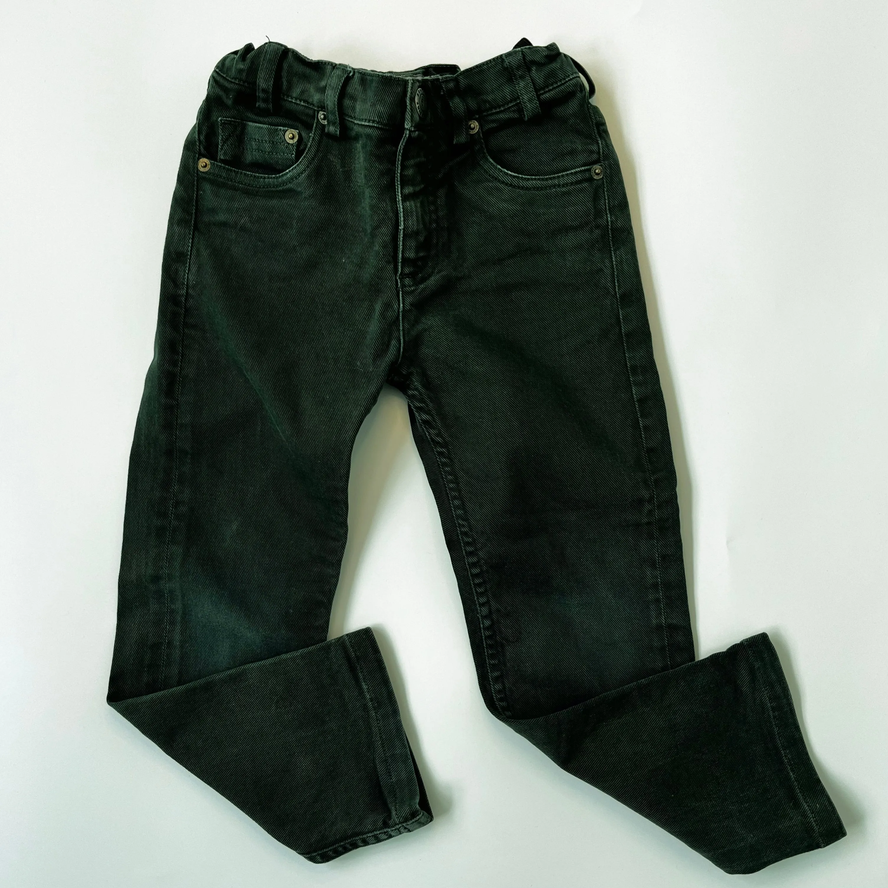 Bonpoint Dark Green Jeans: 4 Years