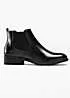 bonprix Patent Chelsea Ankle Boots