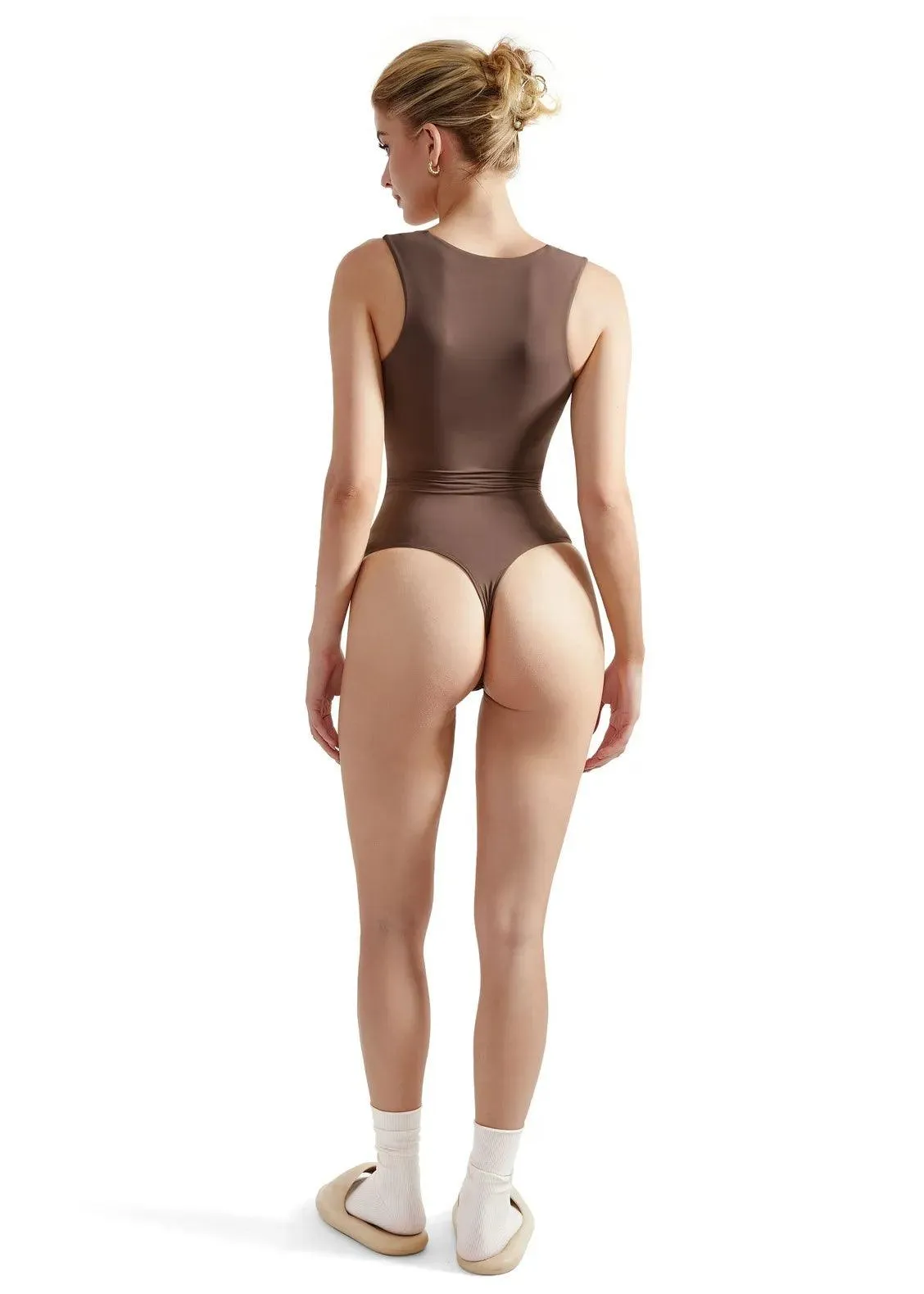 Buttery Soft Strappy Square Neck Bodysuit