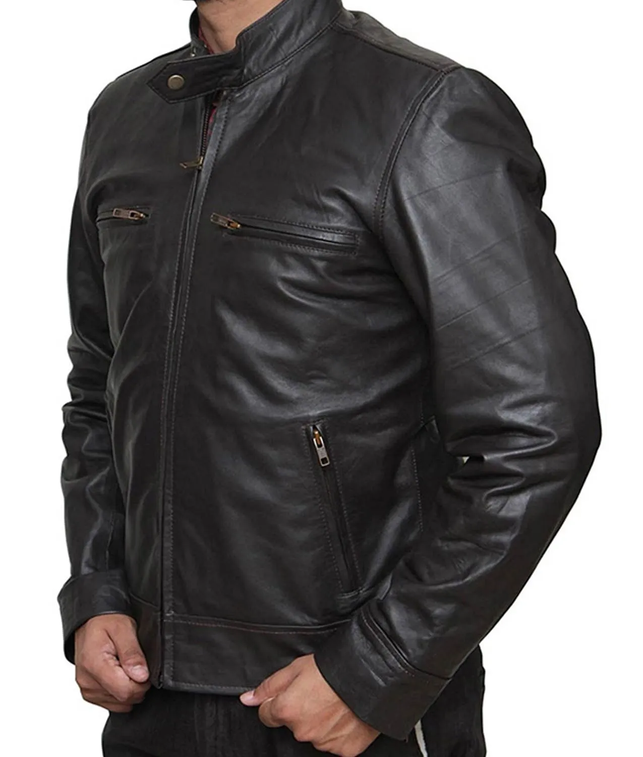 Chicago PD Leather Jacket | Brown Leather Jacket