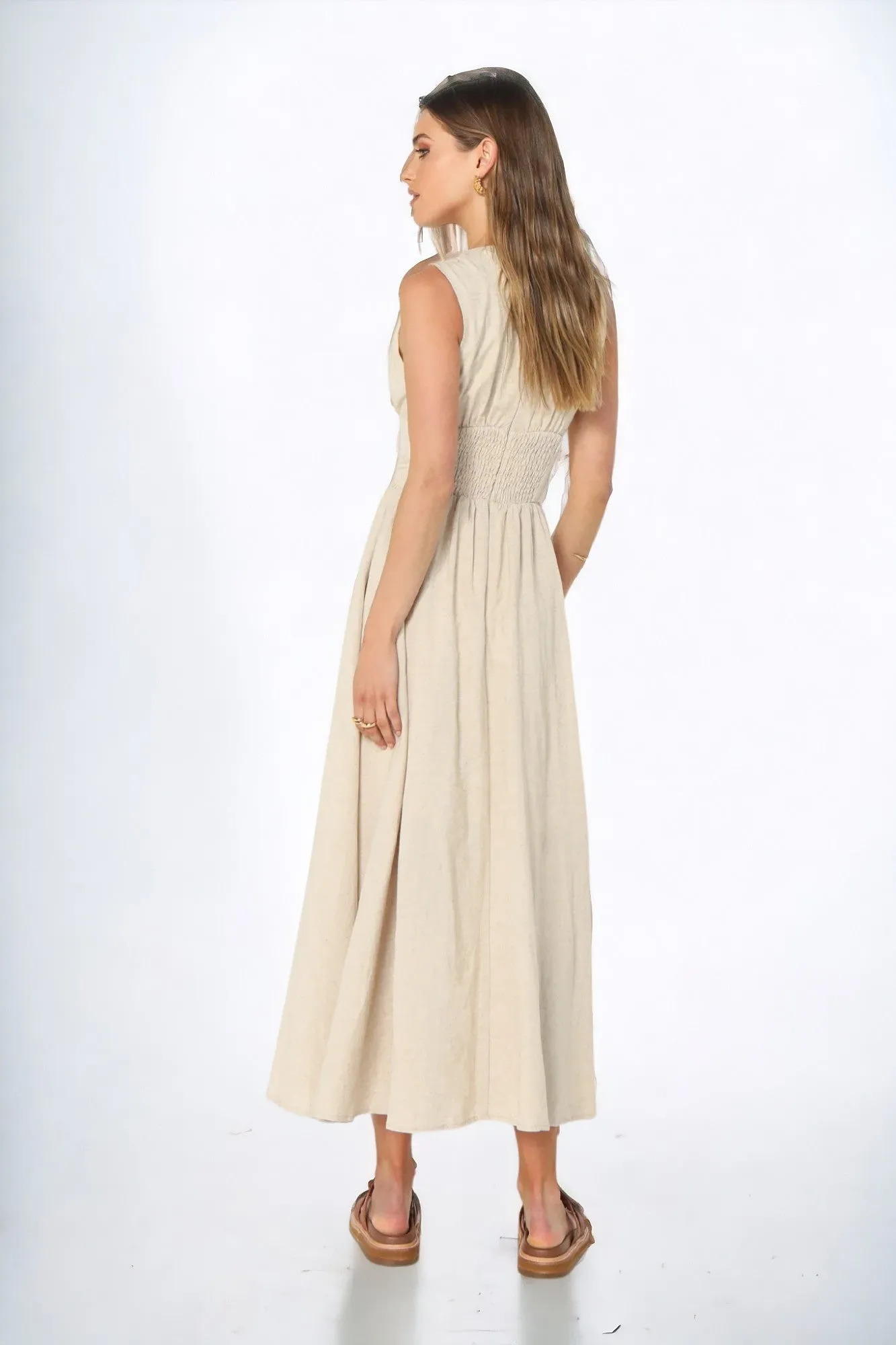 Cleo Maxi Dress | Stone