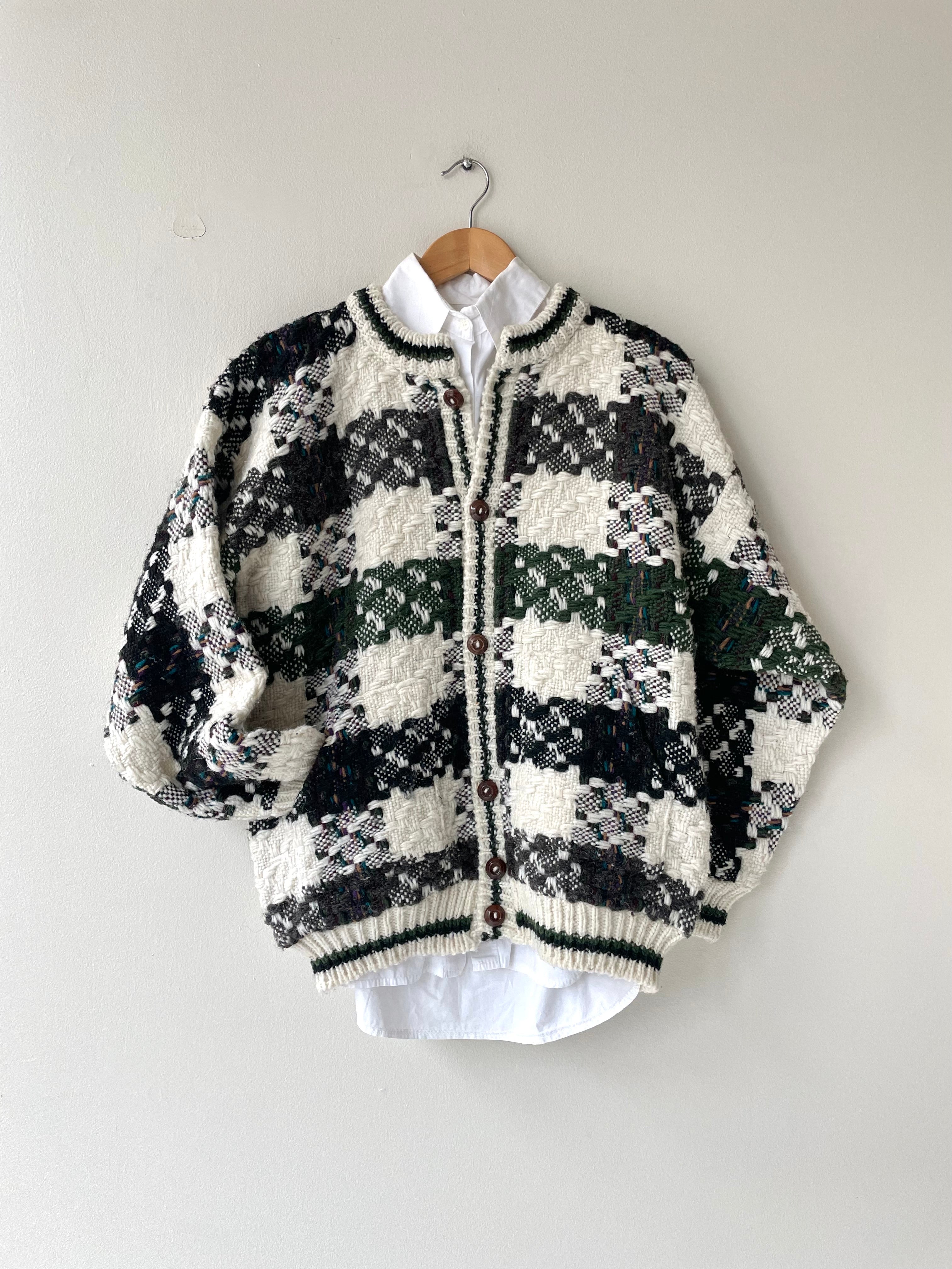 Corrieyairack Woven Wool Cardigan