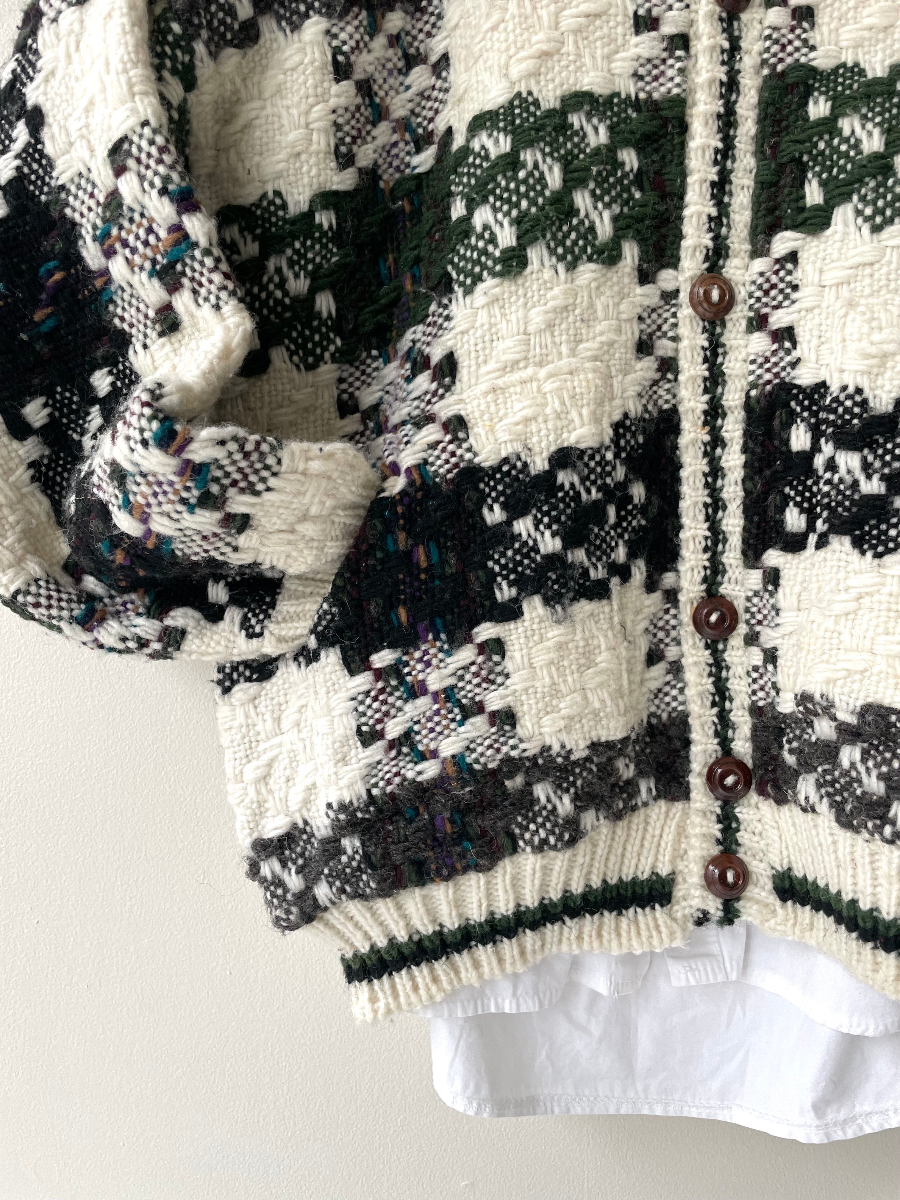 Corrieyairack Woven Wool Cardigan