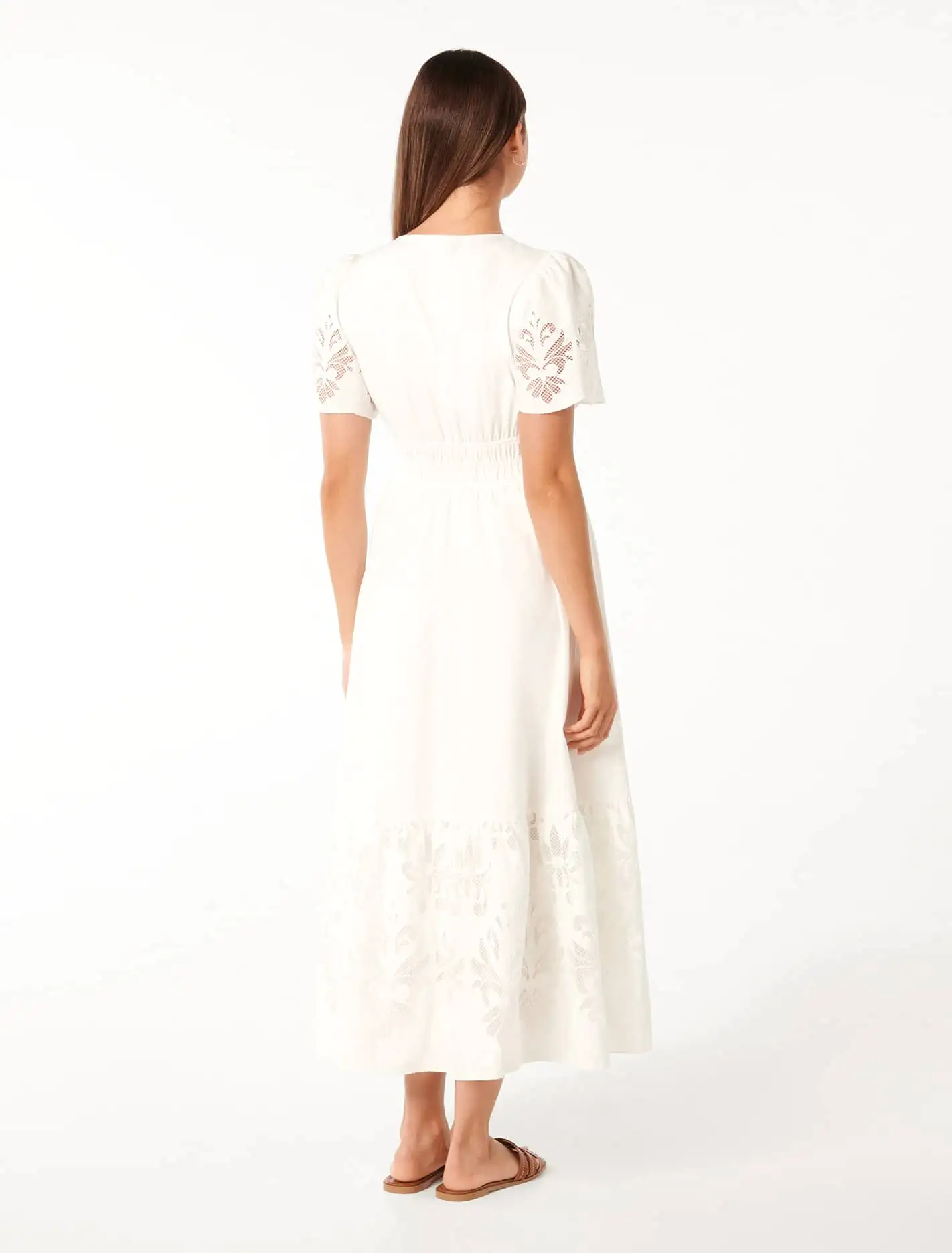 Eleanor Cutwork Maxi Dress