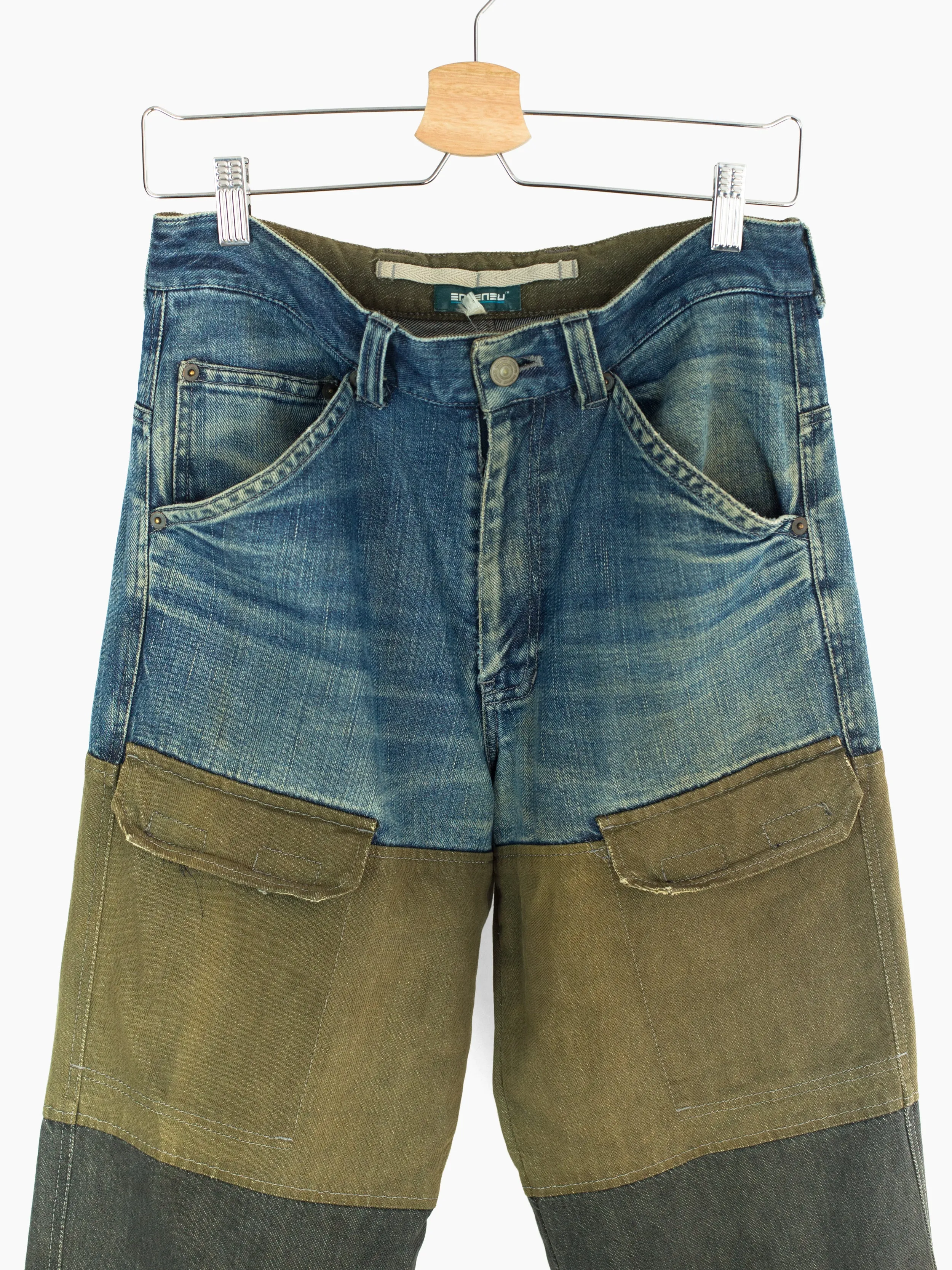 Endeneu 90s Tiered Cargo Jeans