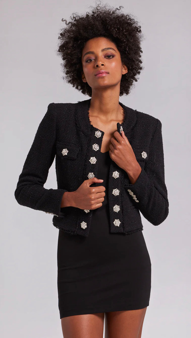 Generation Love - Kendall Tweed Jacket - Black