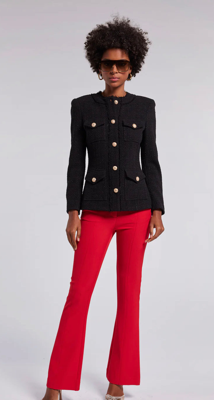 Generation Love - Larsa Tweed Blazer - Black