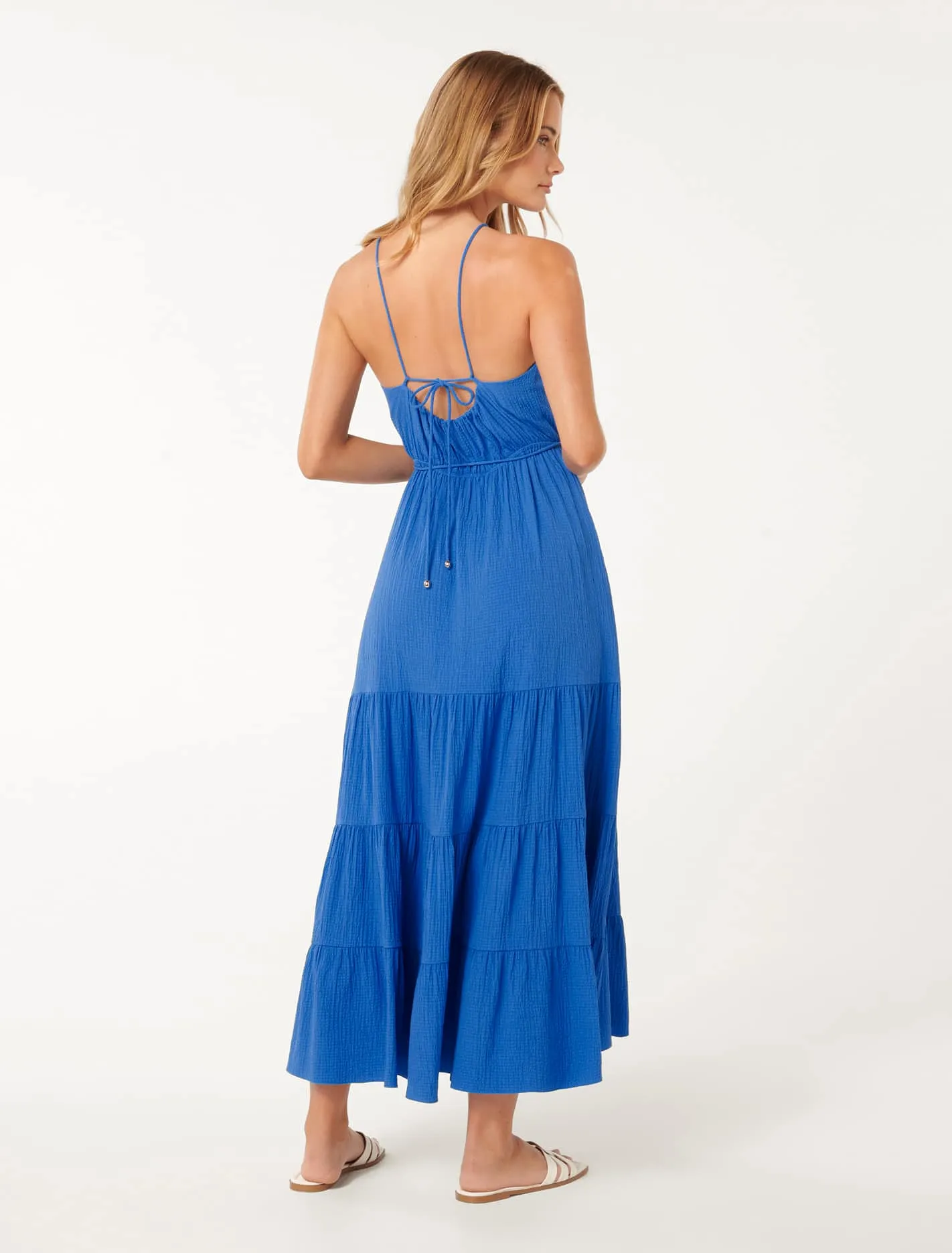 Gigi Strappy Tiered Maxi Dress