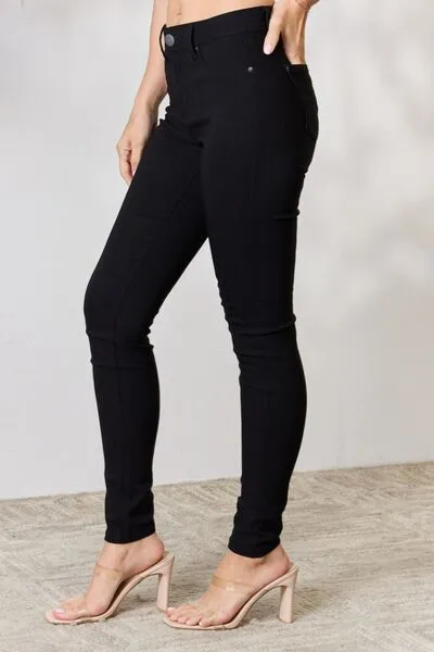 Hyperstretch Mid-Rise Skinny Jeans