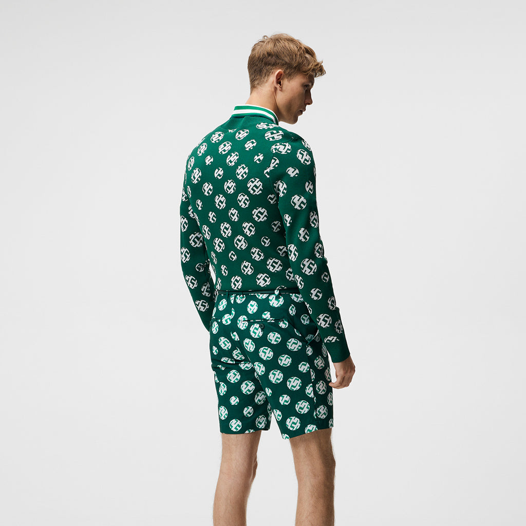 J. Lindeberg Gus Jacquard Sweater Rain Forest