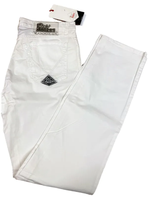 Jeans Cotone Roy Rogers – Bianco –  Vita Media