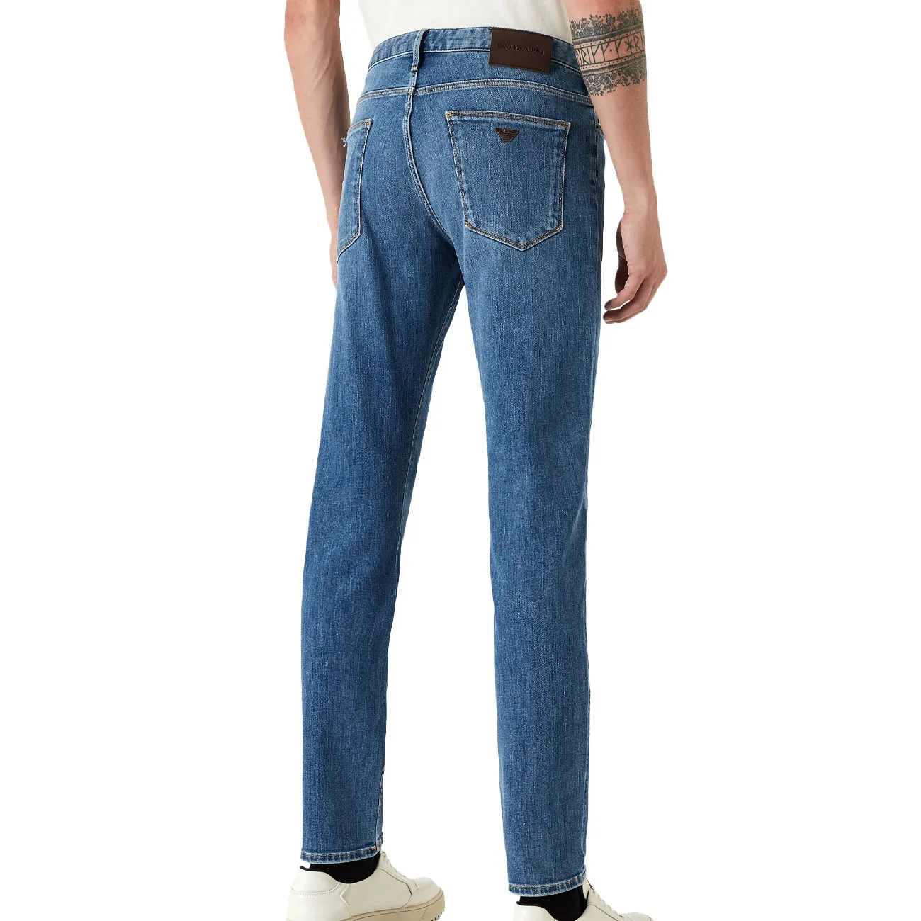 JEANS DENIM STRETCH Uomo Blu Denim