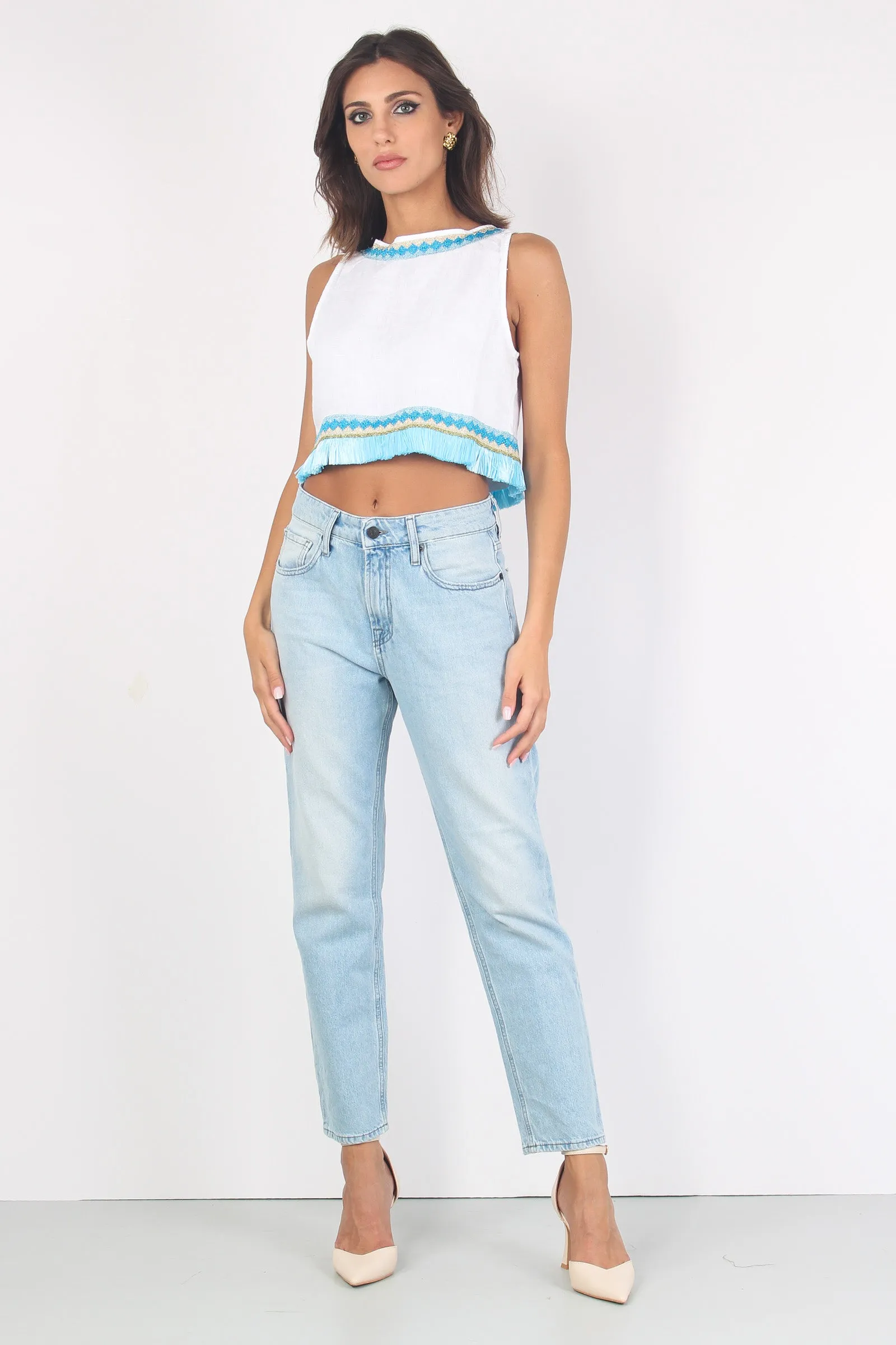 Jeans Slim Body Rock Sky Blue