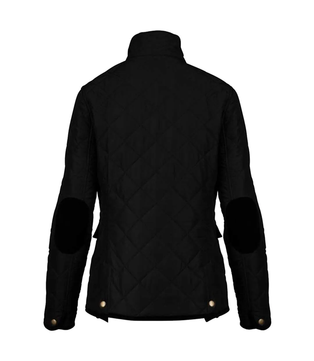 Kariban Womens/Ladies Quilted Jacket (Black/Black) - UTPC3405