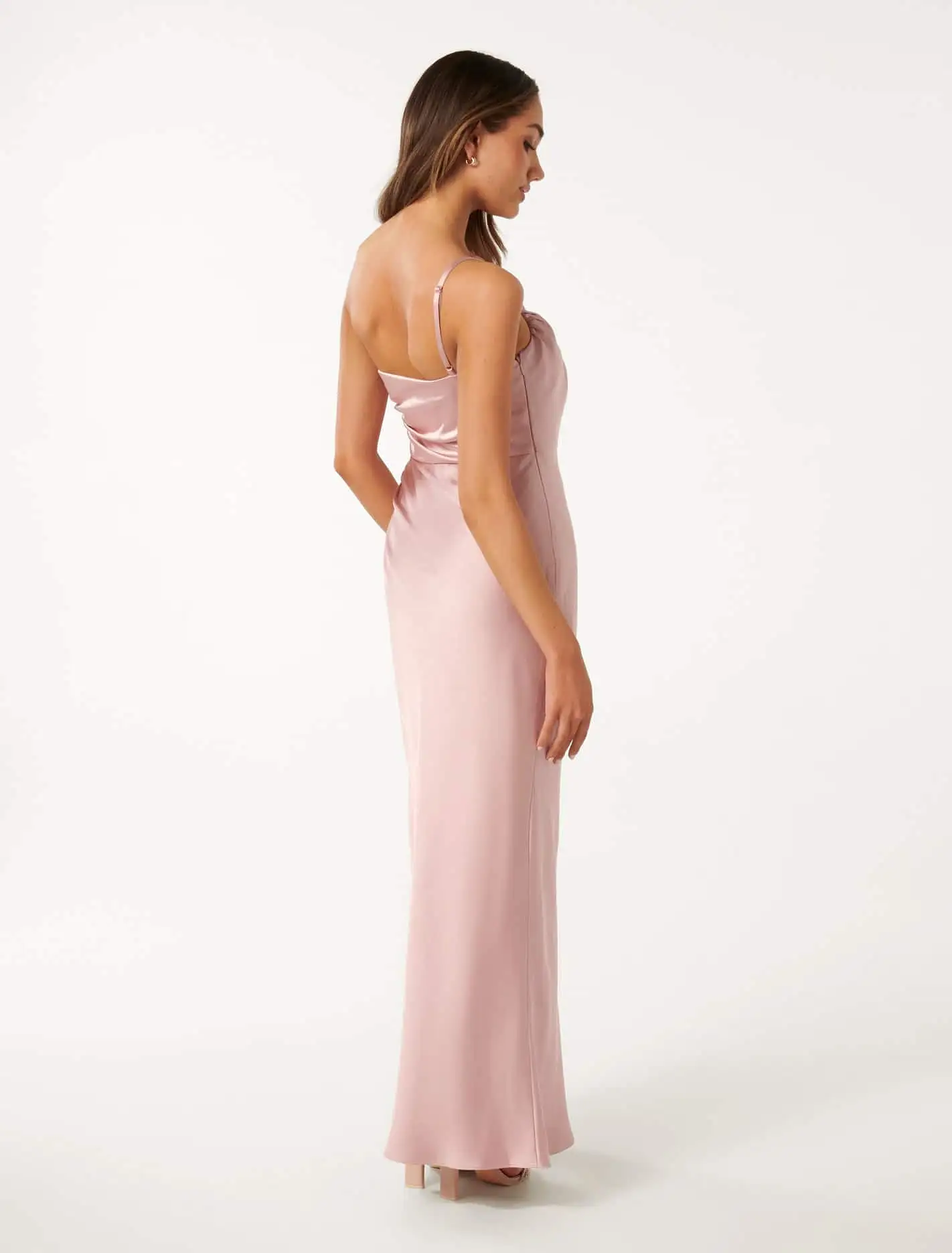 Kelly Petite One Shoulder Maxi Dress