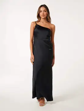 Kelly Petite One Shoulder Maxi Dress