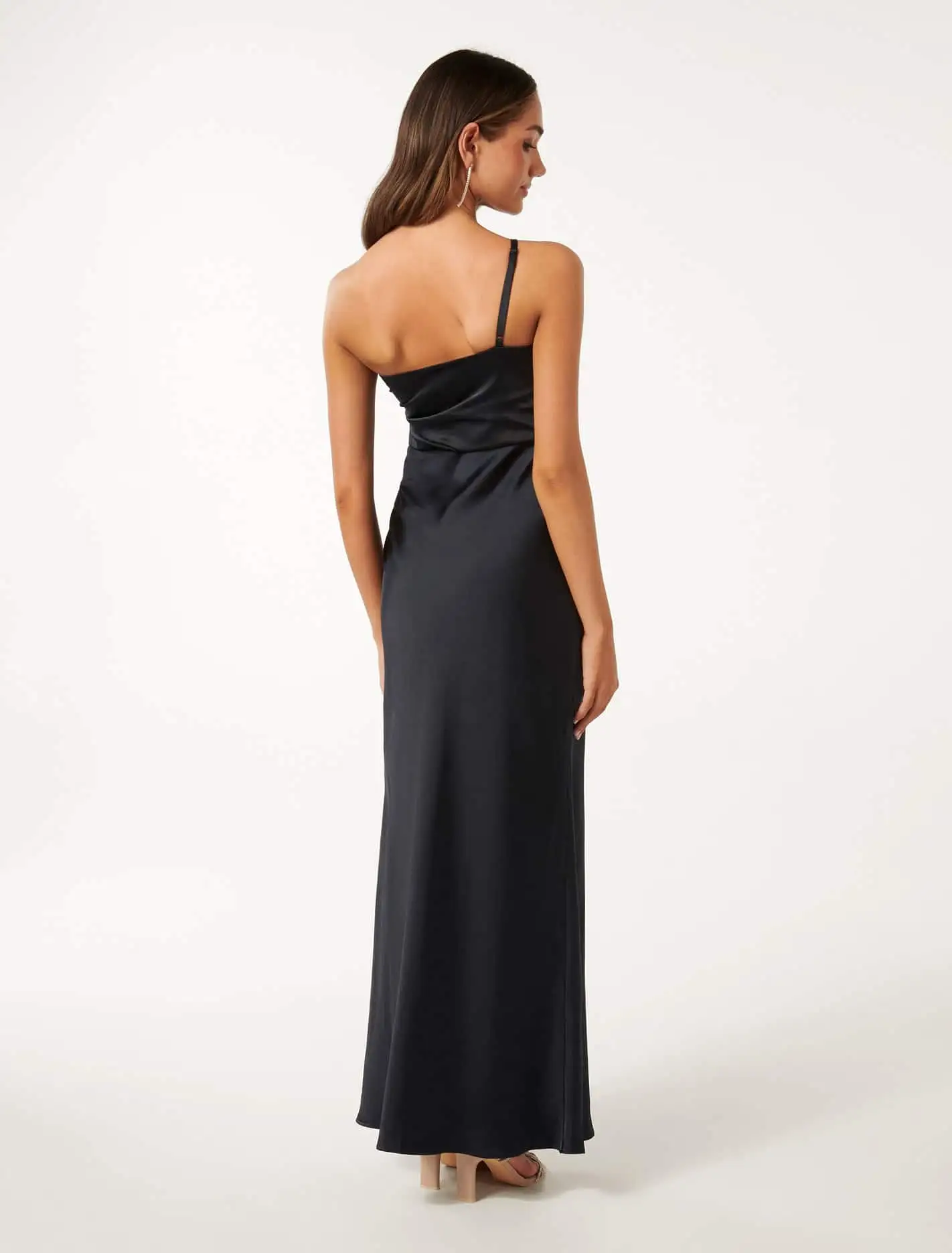 Kelly Petite One Shoulder Maxi Dress