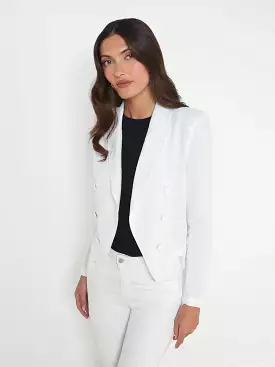 L’agence - Wayne Linen Blazer - Blanc