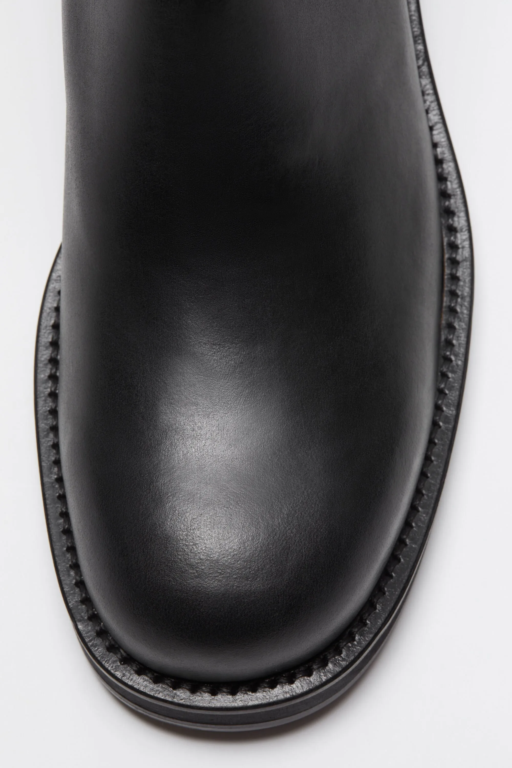 Leather waxed boots