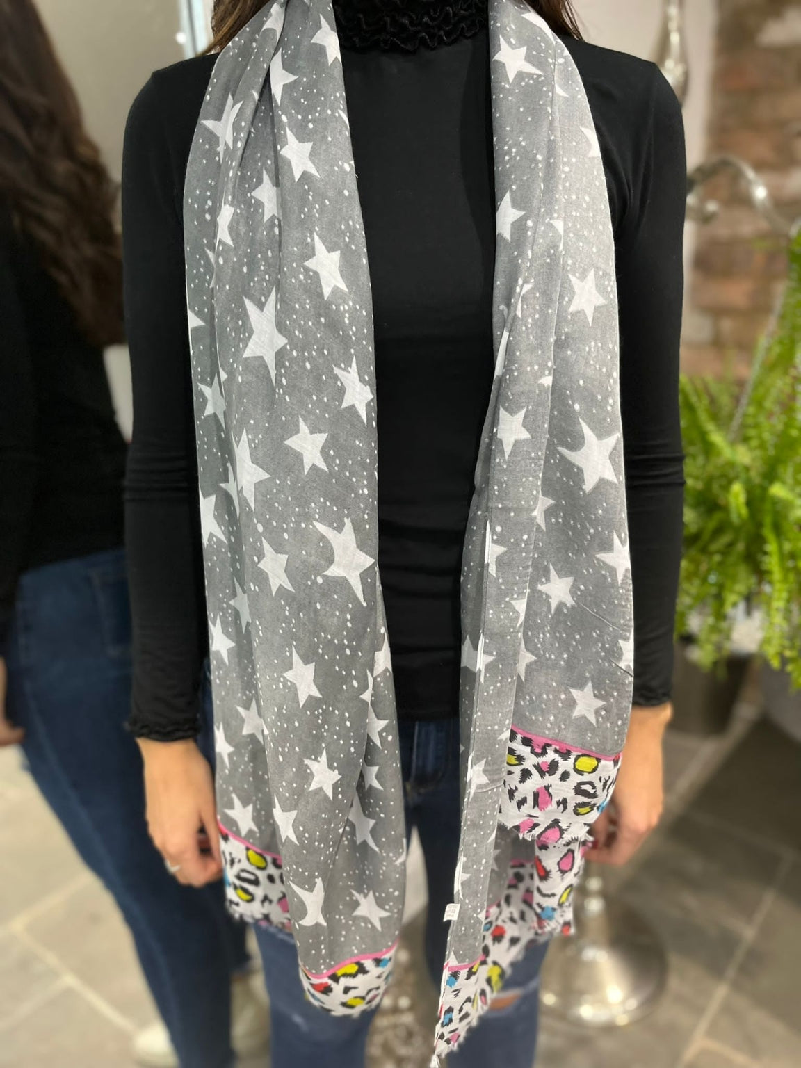 Leopard Multi Star Scarf