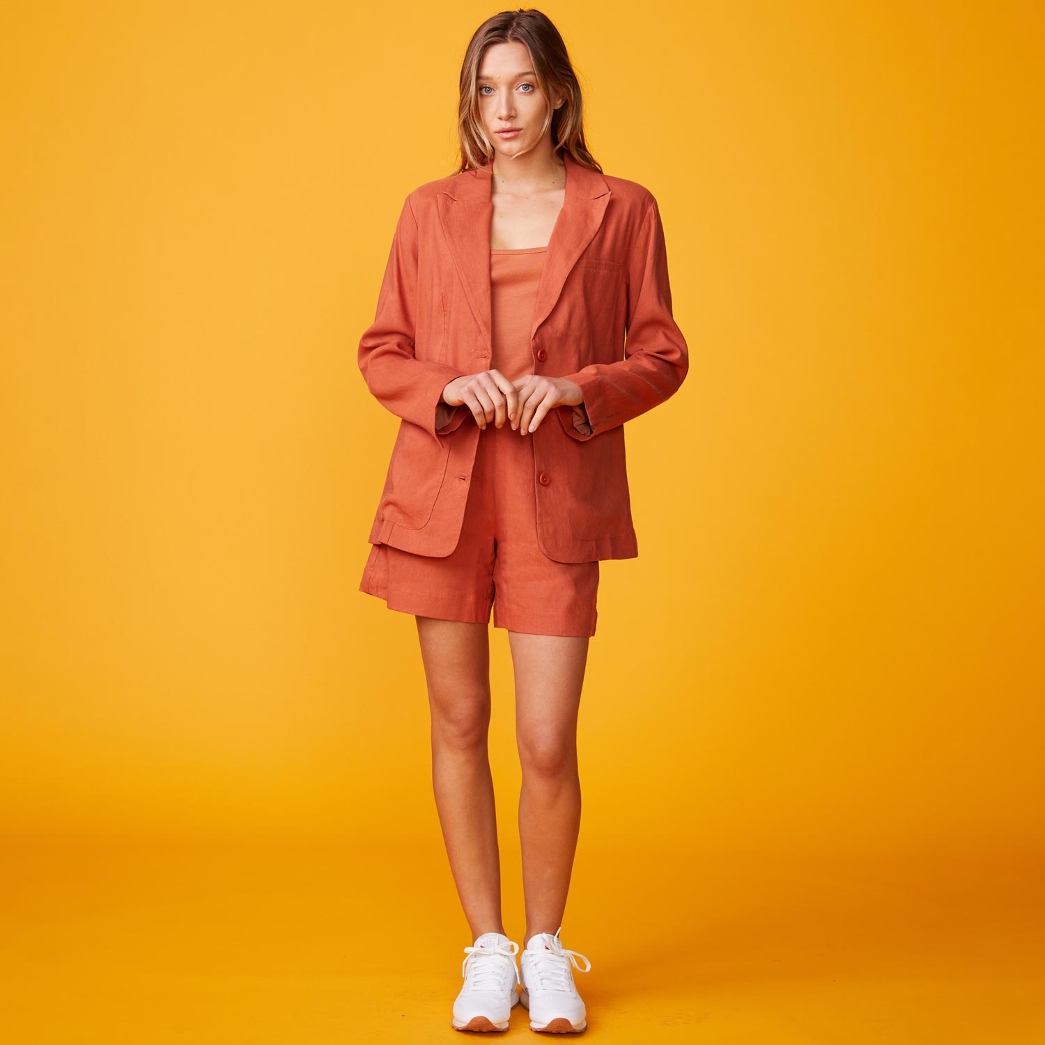 Linen Oversized Blazer