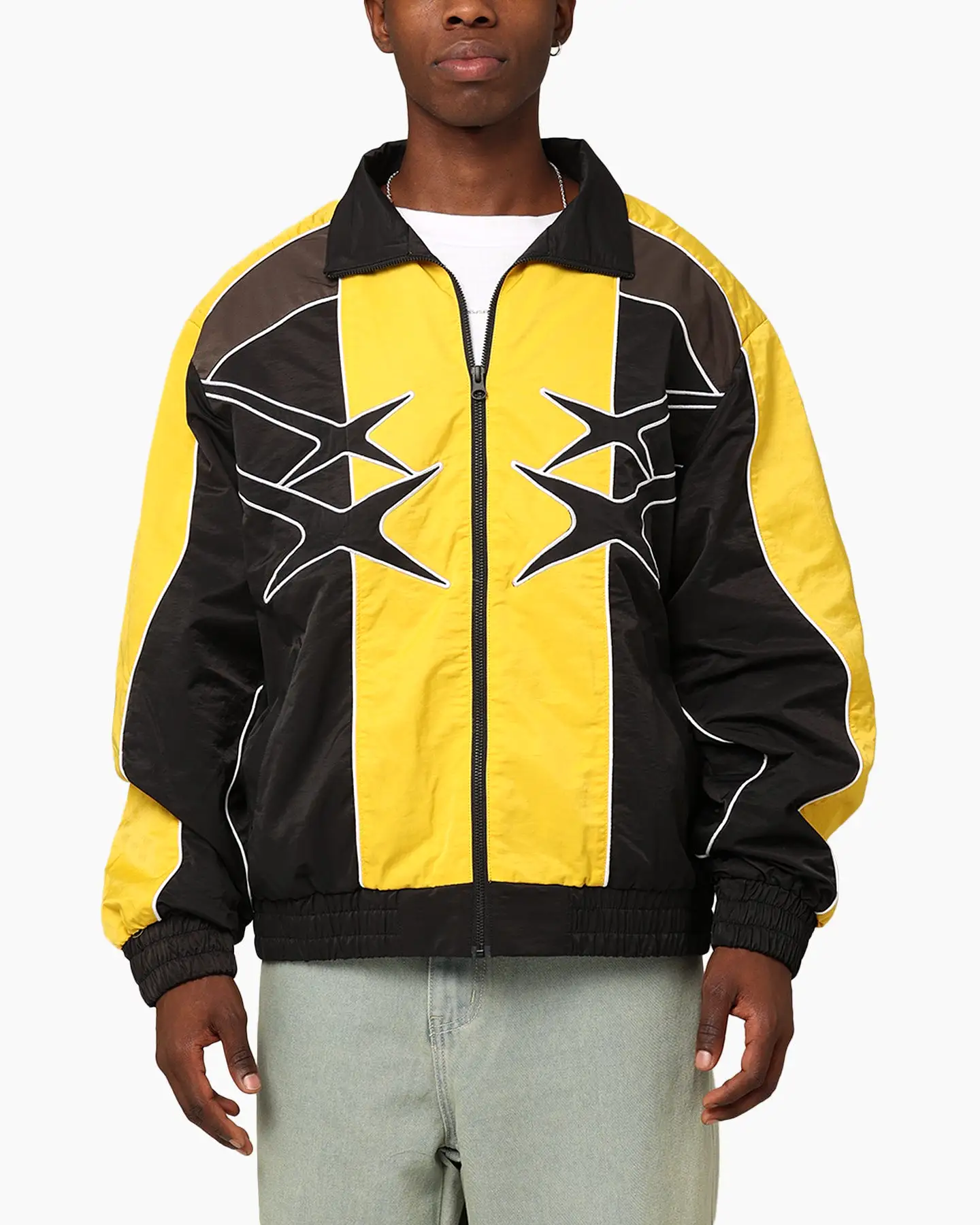 Loiter Paradise Track Jacket Black/Yellow