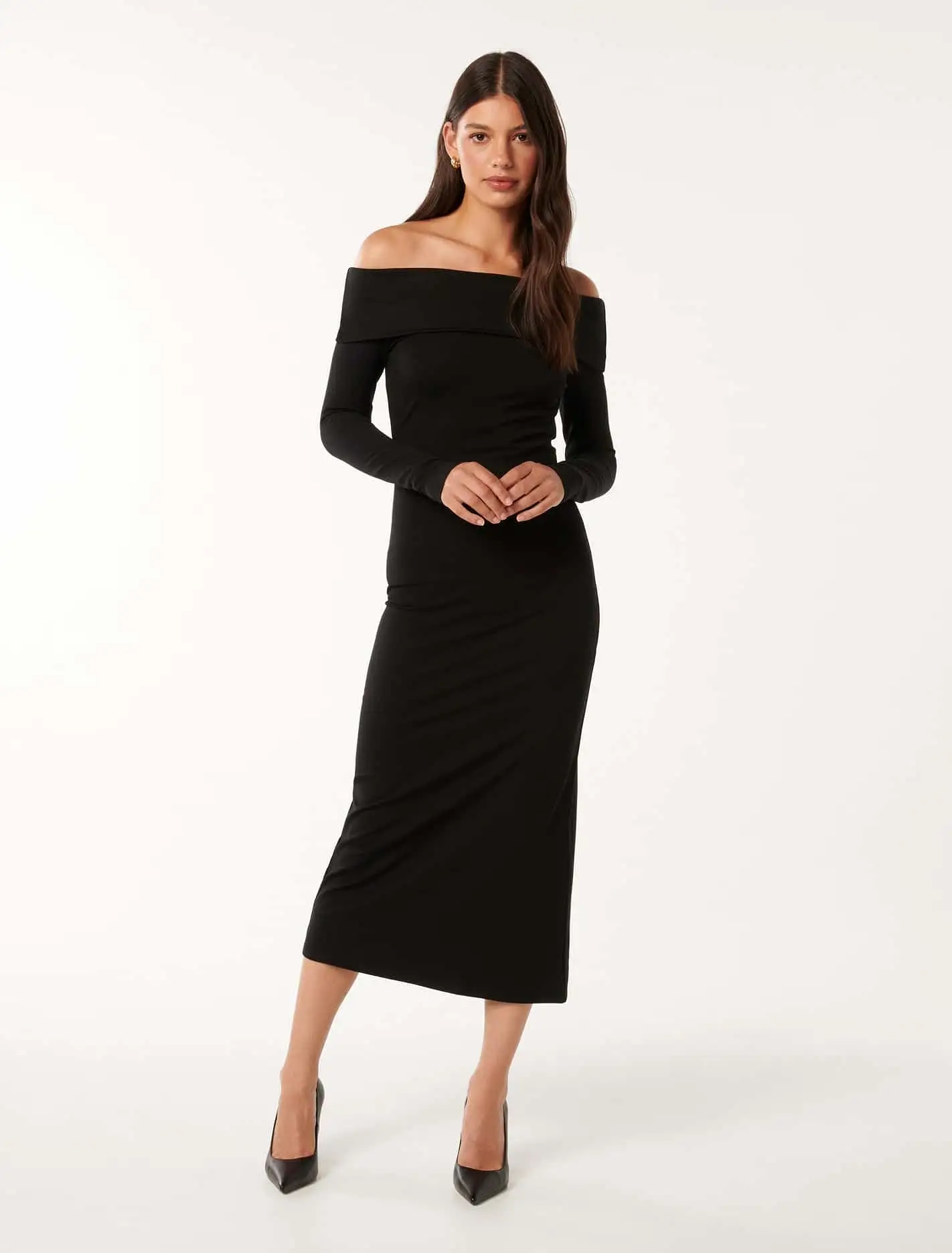 Louise Long Sleeve Midi Dress