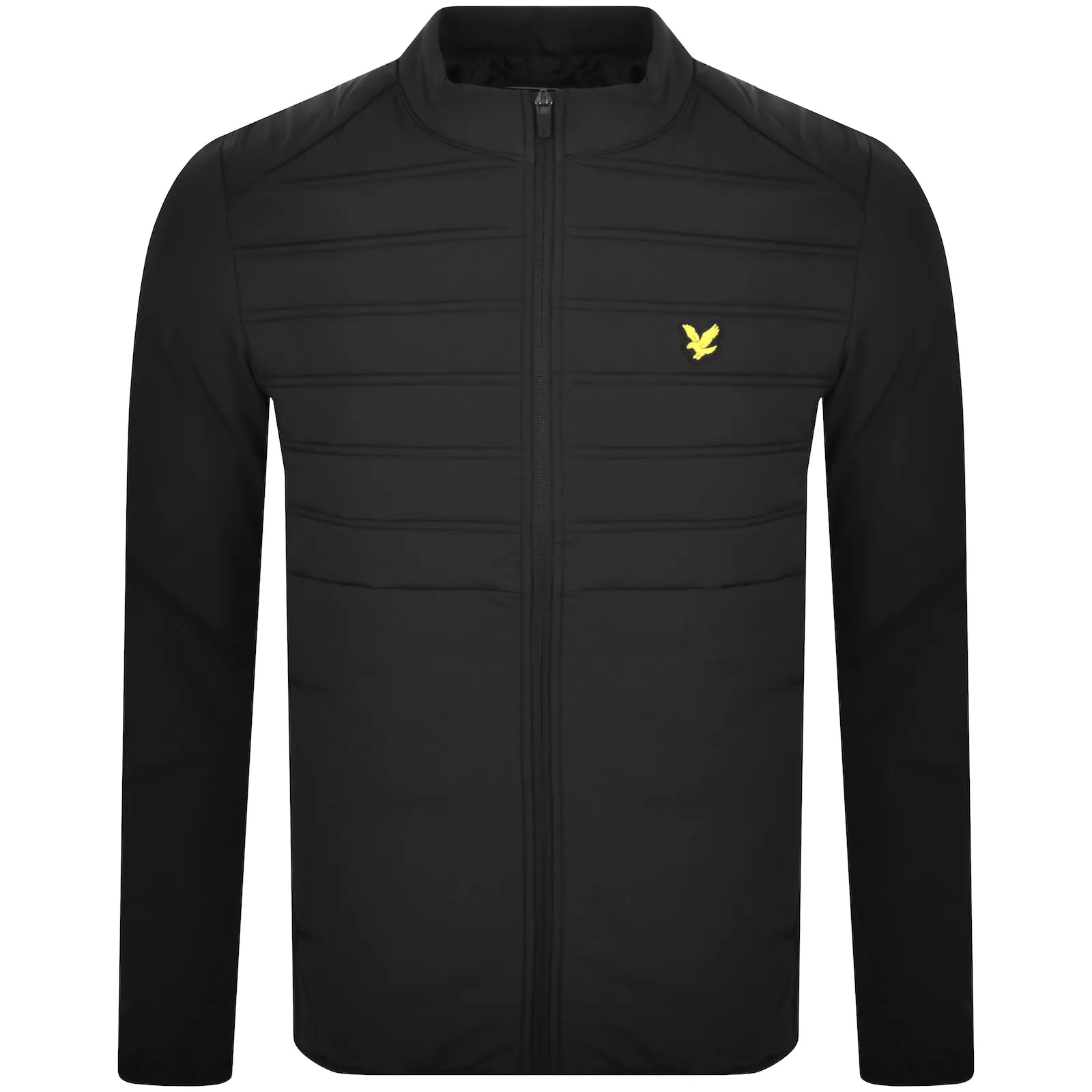 Lyle And Scott Hybrid Baffle Jacket Black