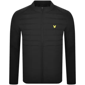 Lyle And Scott Hybrid Baffle Jacket Black