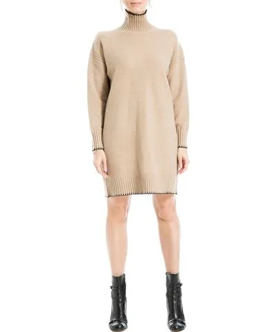 Max Studio Turtleneck Short Dress