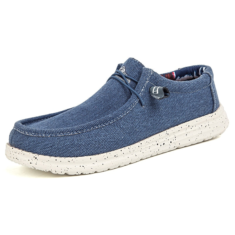 Mens Denim Shoes Large Size Outdoor Men's Casual Denim Canvas Shoes