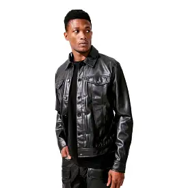 Men's Thriller Trucker Leather jacket