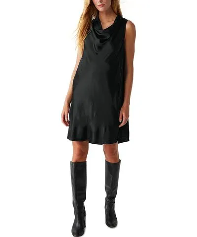 Michael Stars Tessa Cowl Neck Mini Dress