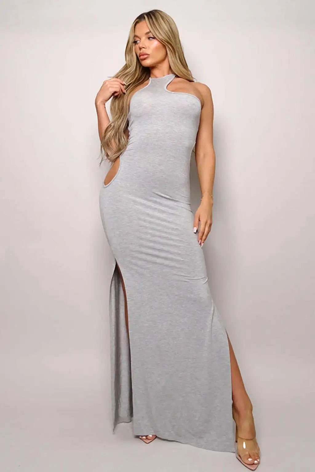 Milly Cabana Modern Cutout Maxi Dress