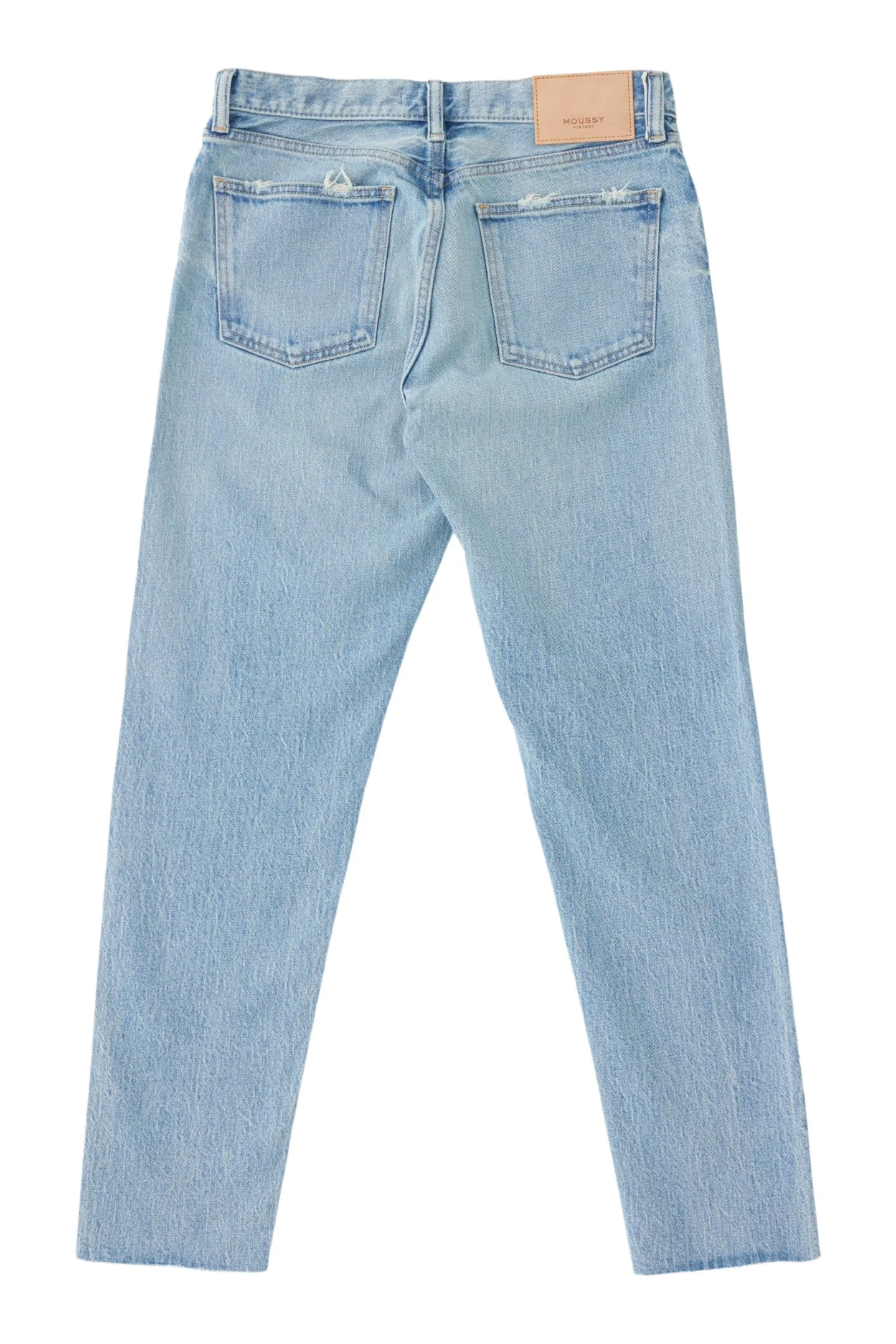 Moussy Denim Montura Tapered Jeans in Light Blue