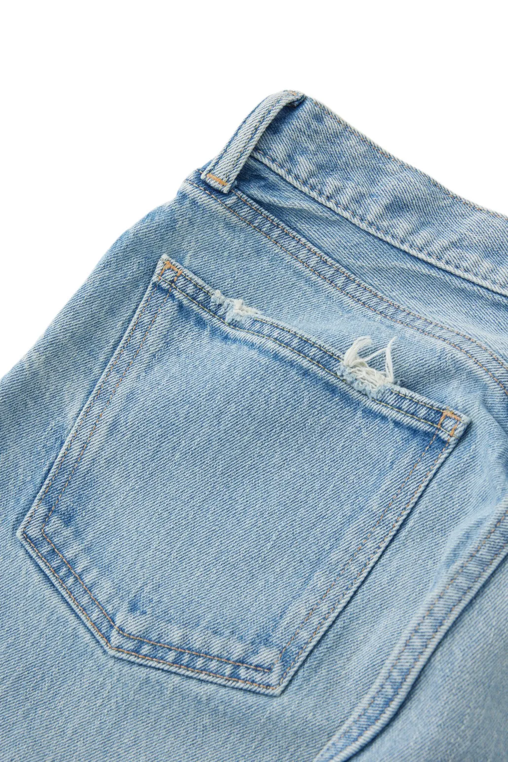 Moussy Denim Montura Tapered Jeans in Light Blue