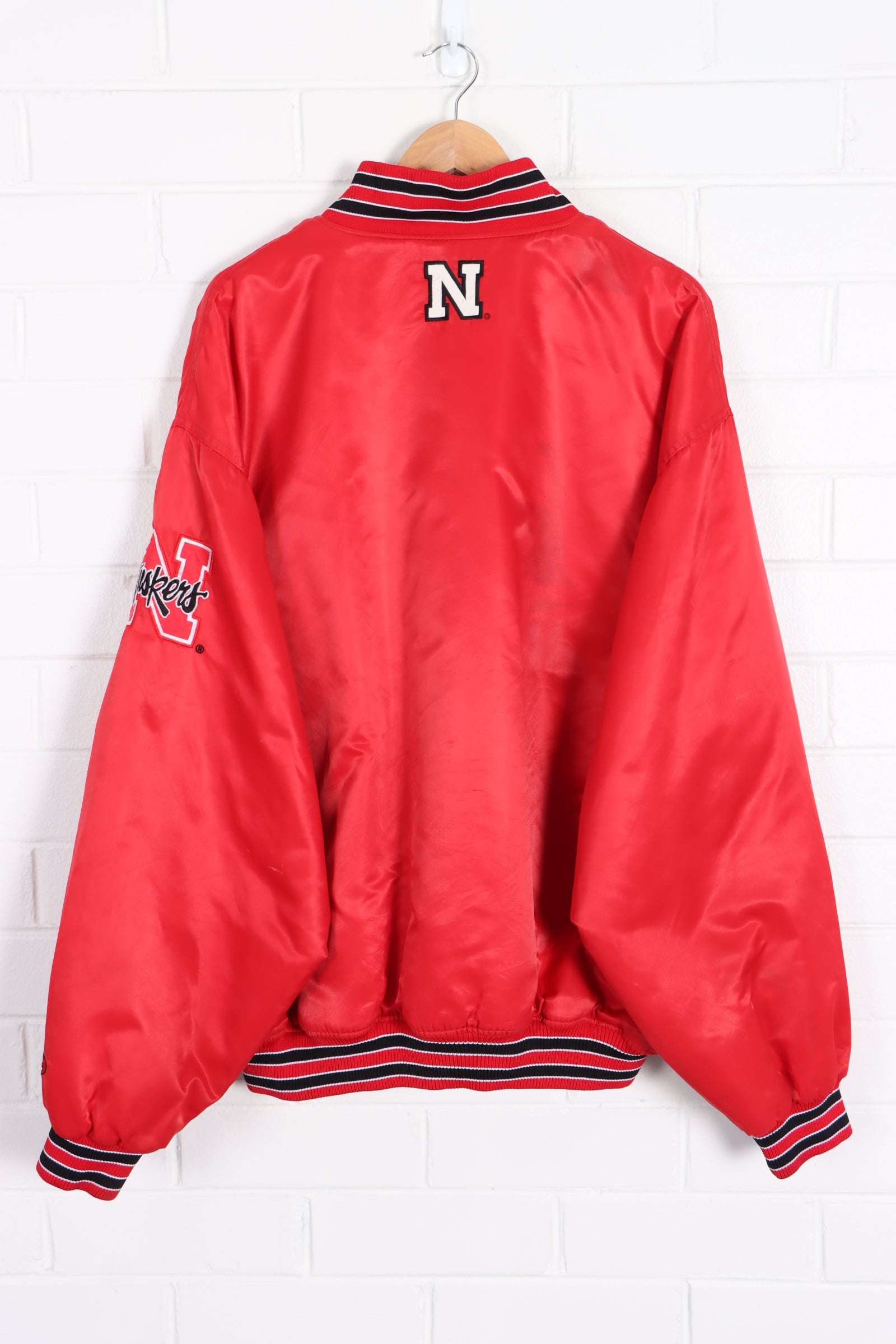 Nebraska Varsity Bomber Jacket Korea Made (XXL)