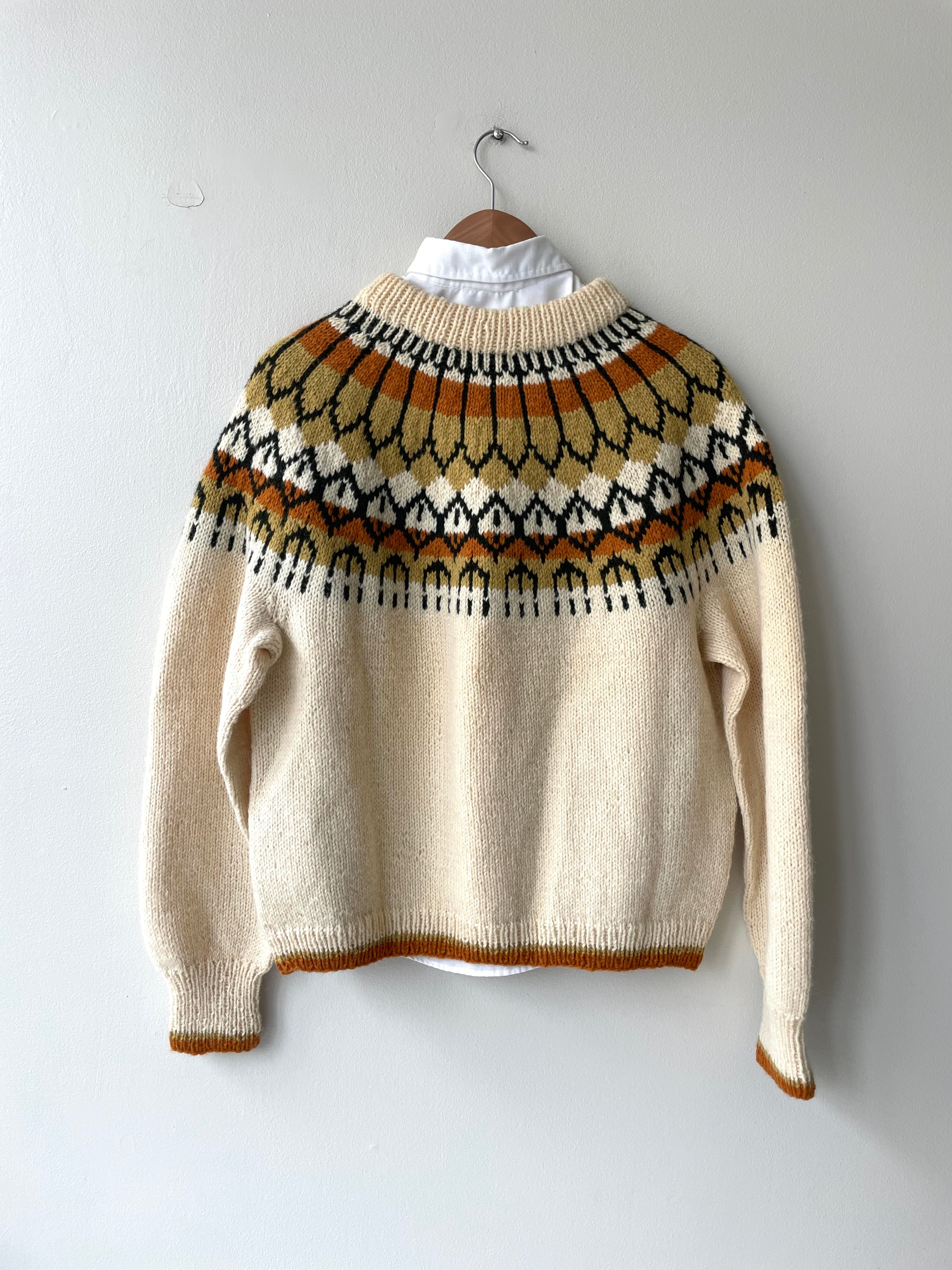 Norse Knit Wool Sweater | 1960s