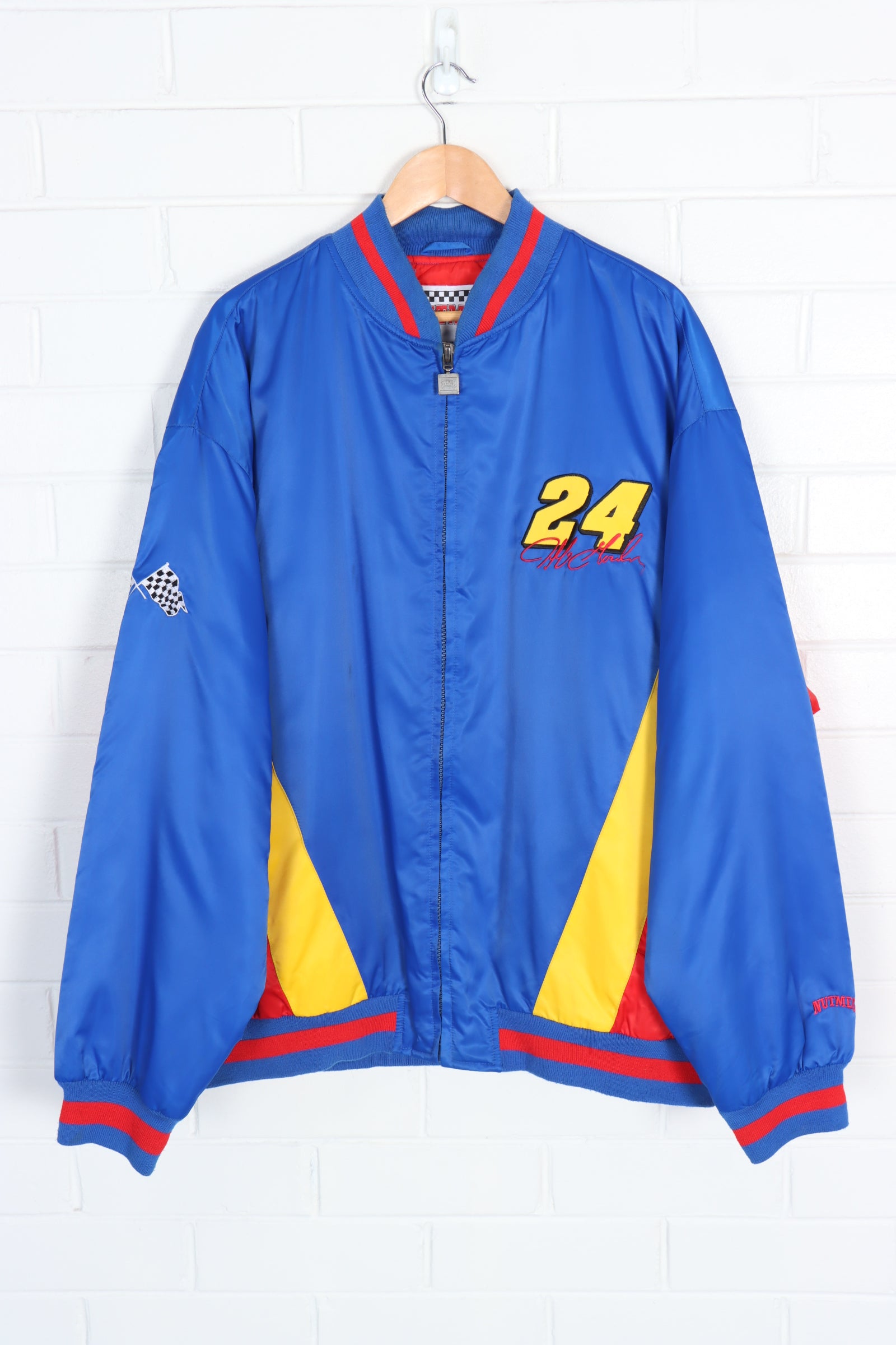 NUTMEG NASCAR Jeff Gordon Embroidered Full Zip Racing Jacket (XXXL)